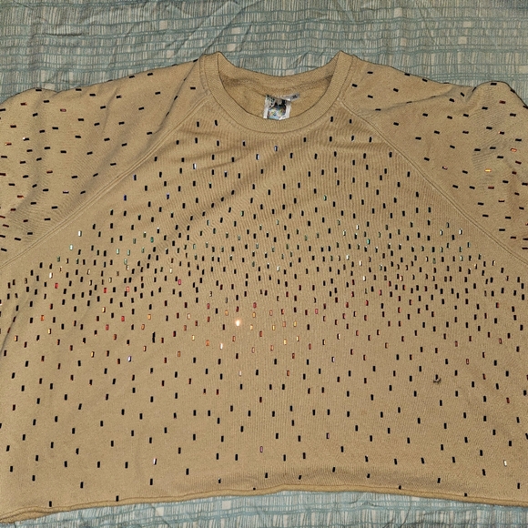 Rainbow Rhinestone Top - Picture 2 of 4